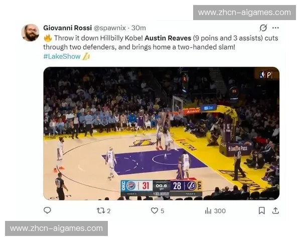 雷霆119-110终结湖人连胜，亚历山大缺阵杰威复出率队客场取胜